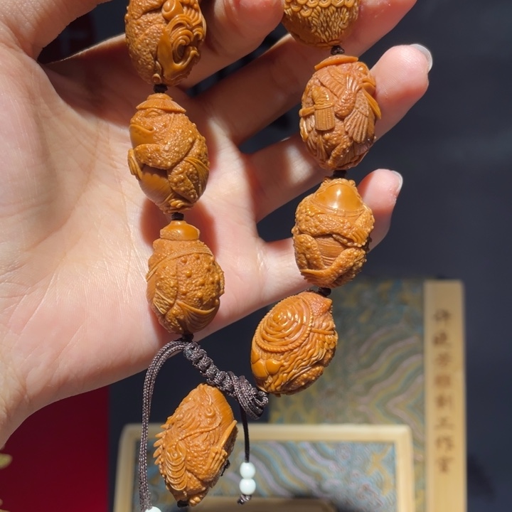 绝***度手串/手链核桃金蟾