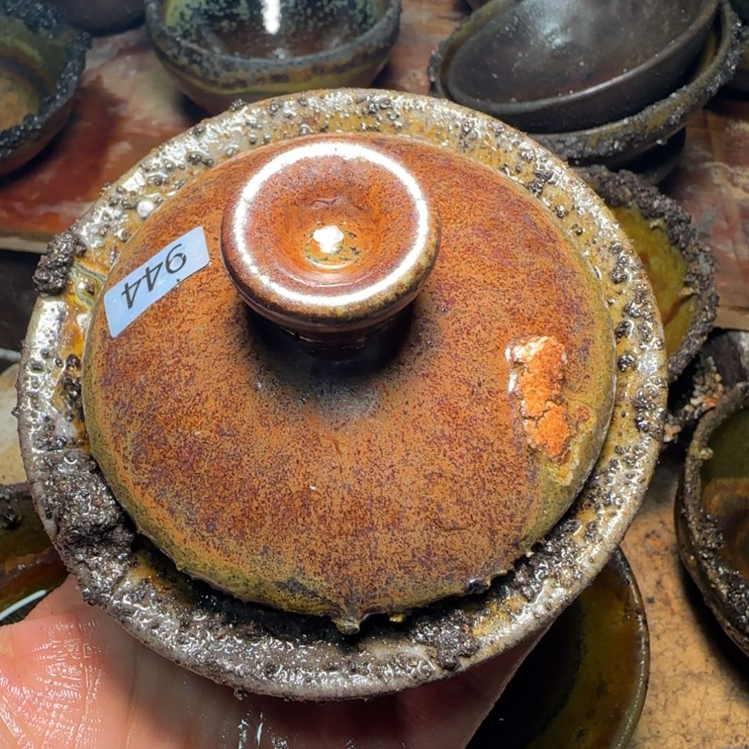 柴烧建盏茶盏茶杯944