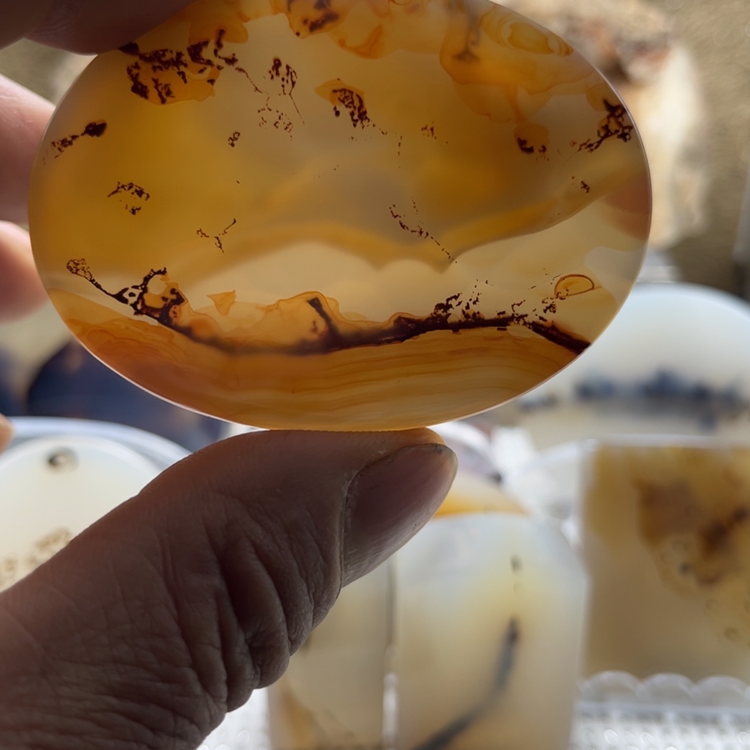 玛瑙/玉髓未镶嵌吊坠(不含链)