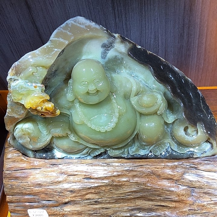 蛇纹石玉（覆膜）珠宝奇石合金