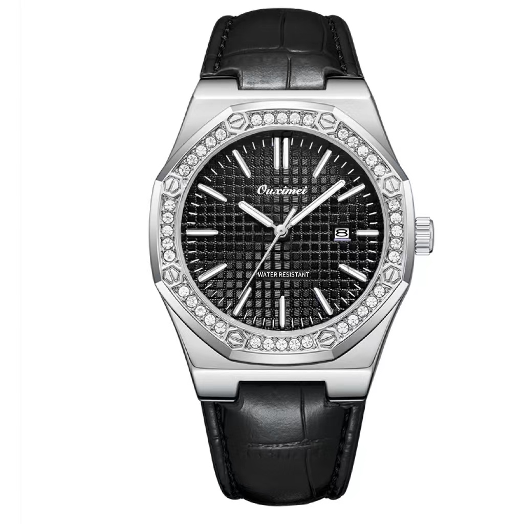 【21号】欧西美新款男士新款潮流气质百搭个性防水男款腕表-夏