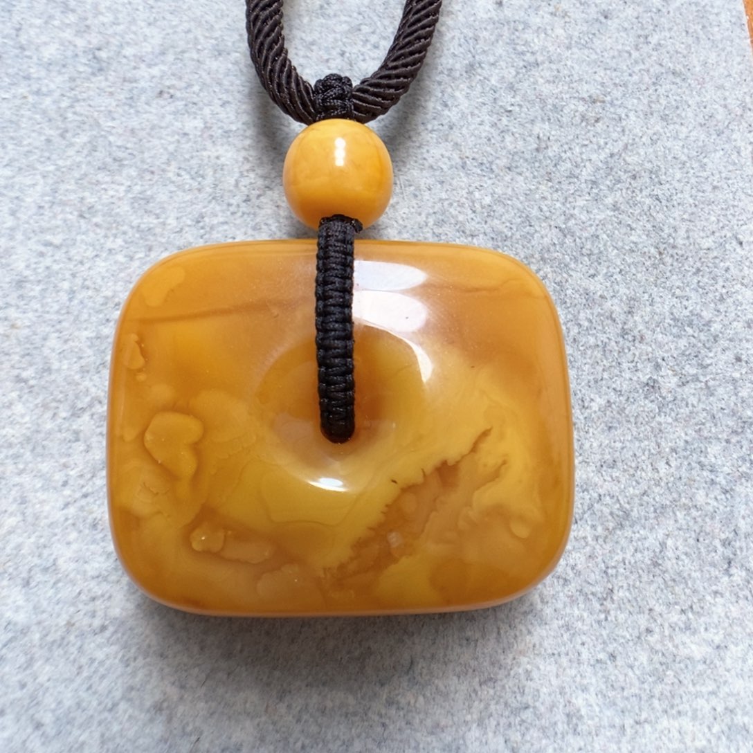 蜜蜡颈饰未镶嵌蜜蜡