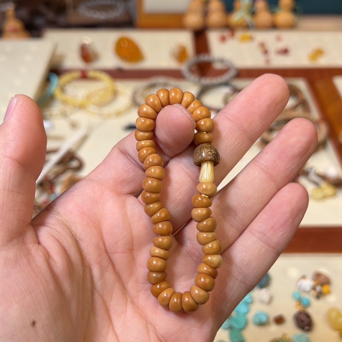小***干手串龙脊菩提蒜瓣大肠设计款手串