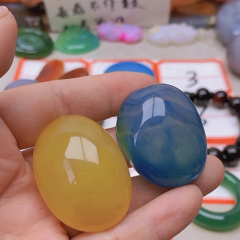 【闪购商品】未镶嵌玛瑙/玉髓珠宝半成品吴