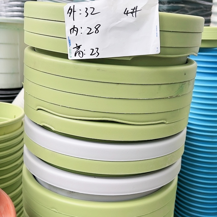 塑料瑕疵球根4#果绿色3个无托