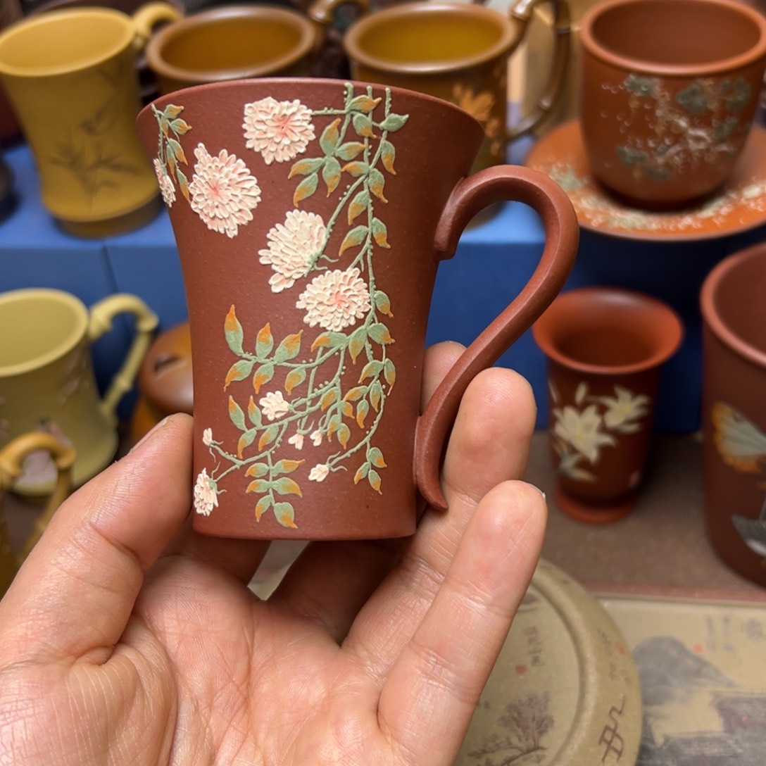 紫砂茶杯紫砂主人杯120cc