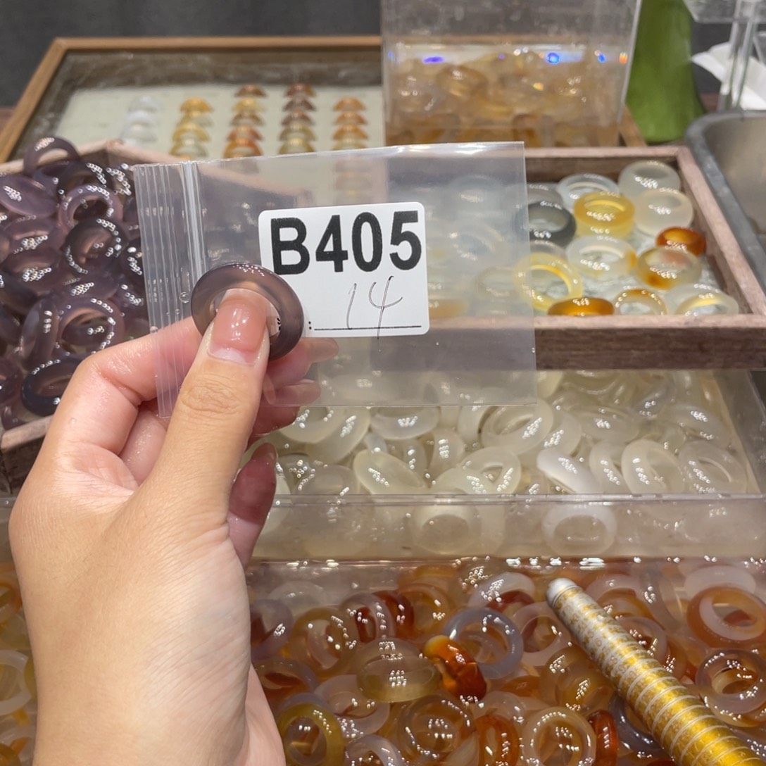 玛瑙/玉髓未镶嵌戒指405