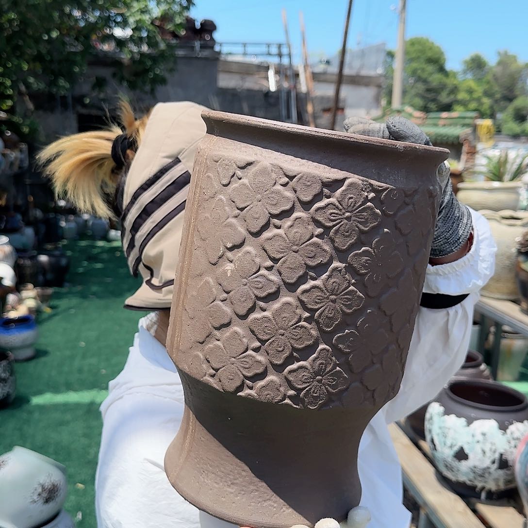 紫砂花盆王嫂花盆0629-769微瑕