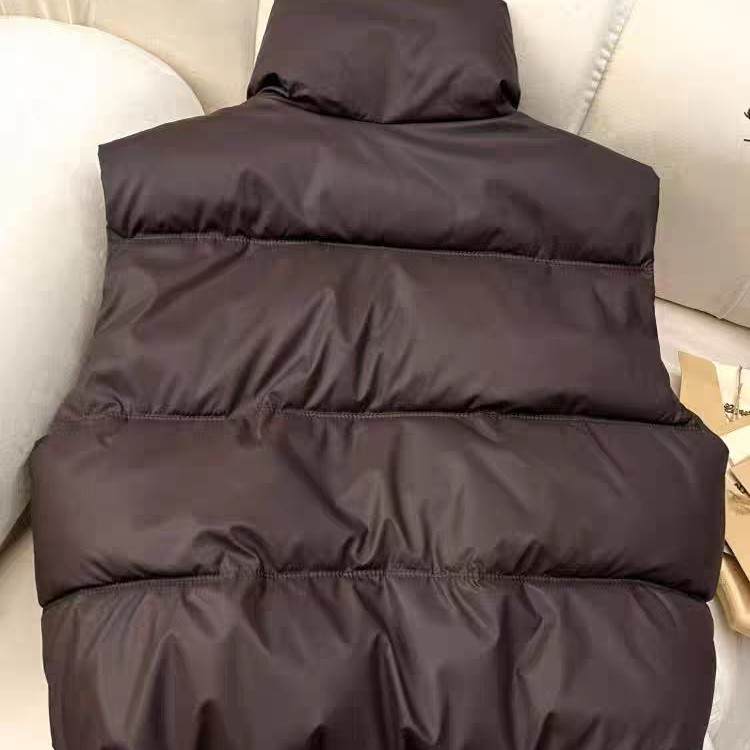 508立领单排扣厚款无袖常规款棉背心