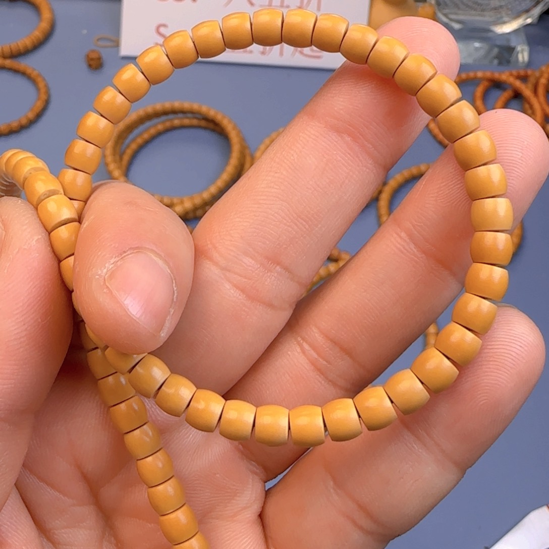 橄榄核手串核尖直切尺寸5.7ss