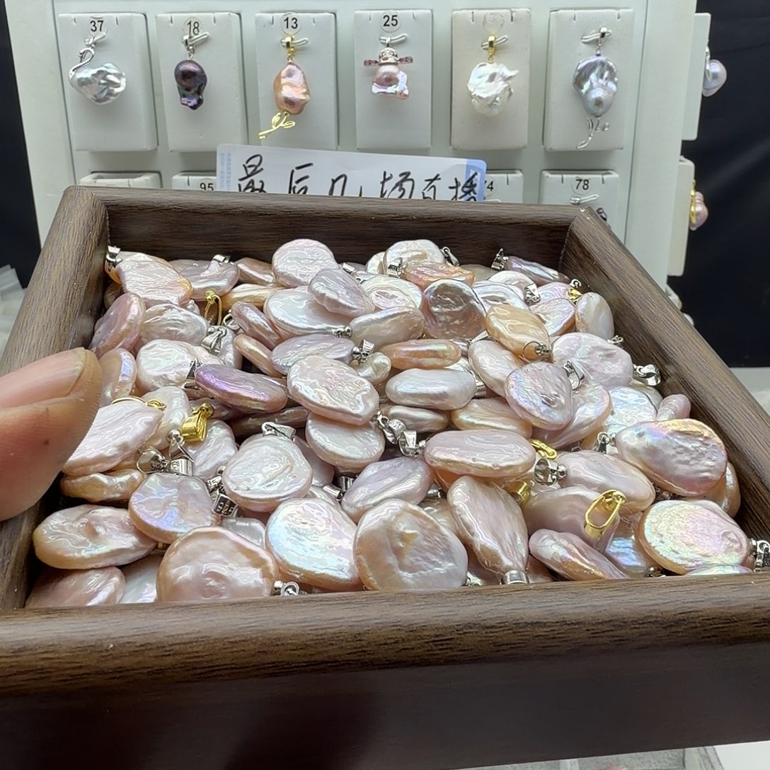 颈饰合金淡水珍珠