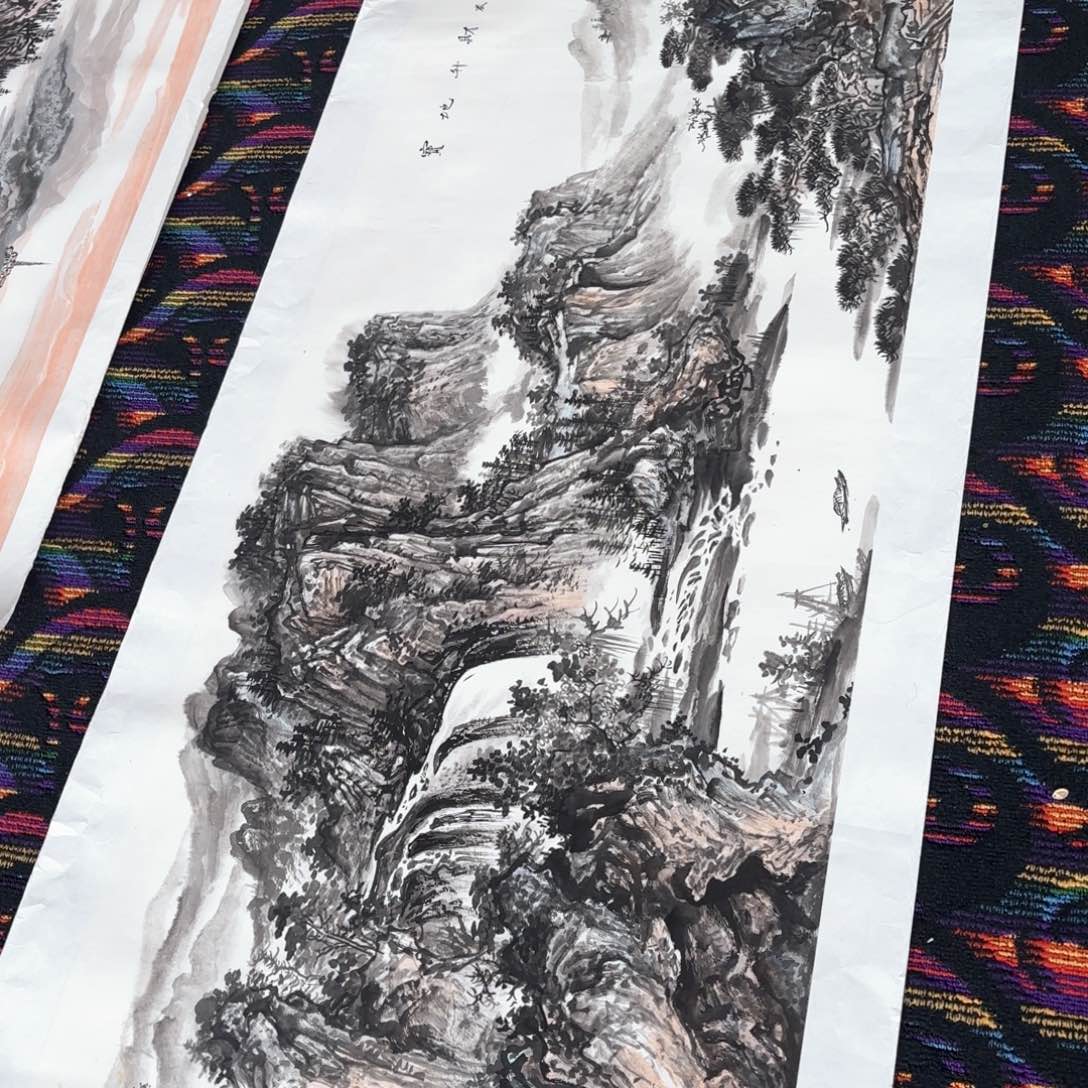 国画阿*呐徐文良小六尺童
