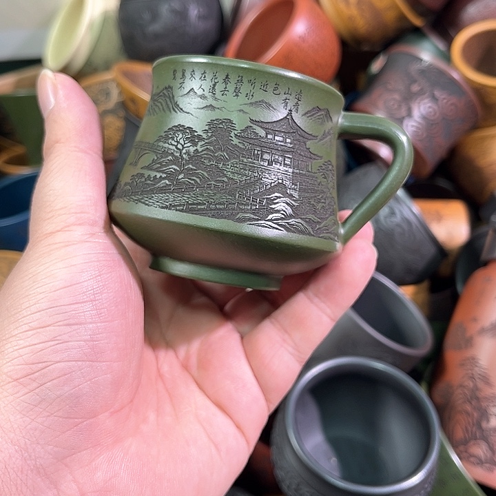 茶杯紫砂全手工紫砂主人杯