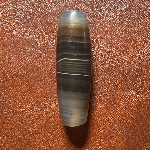 千年古珠款包浆浑厚自带润油 精品缠丝玛瑙吊坠 尺寸44/14