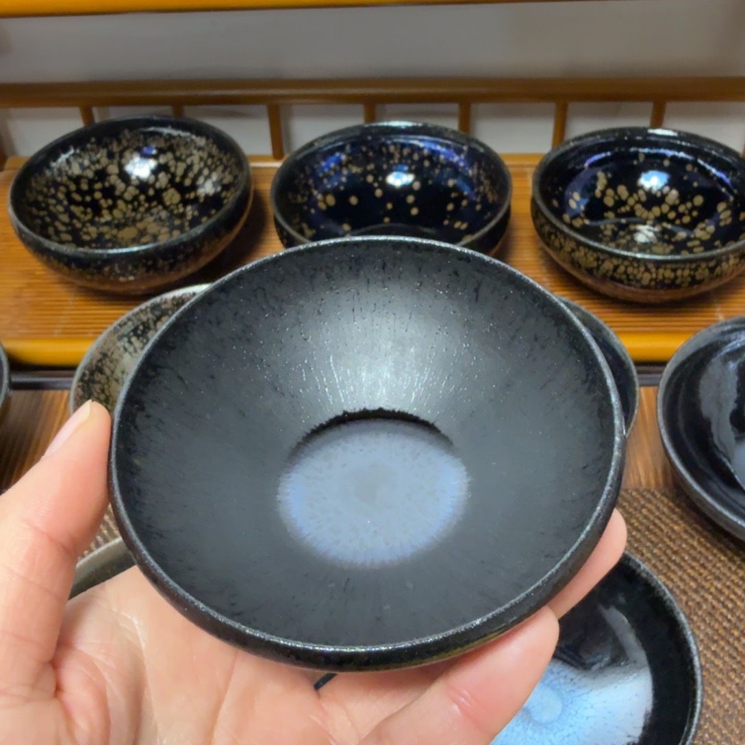 茶盏中**毛建盏手工制作主人杯茶杯