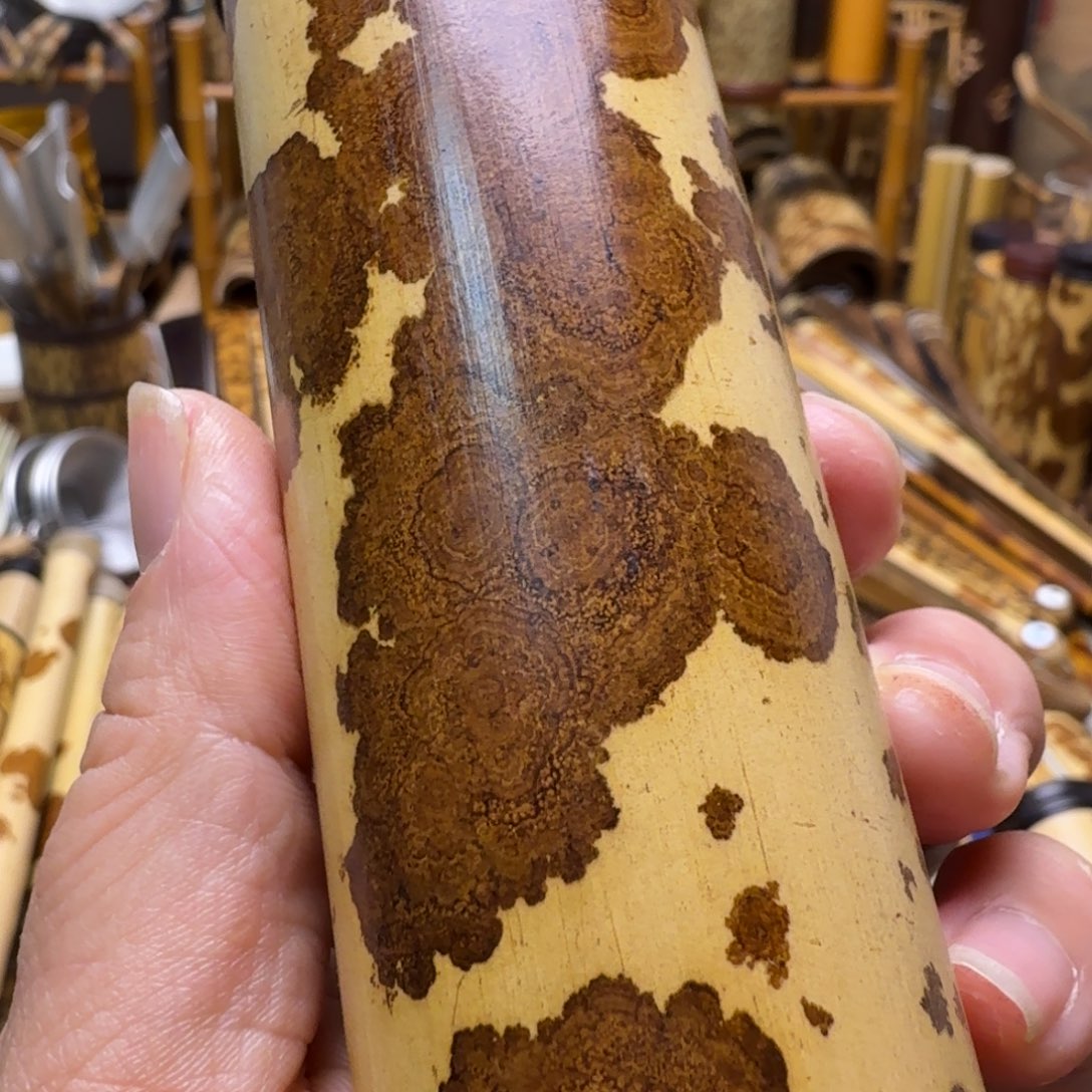 繁***月老湘妃竹香筒大哥拍下