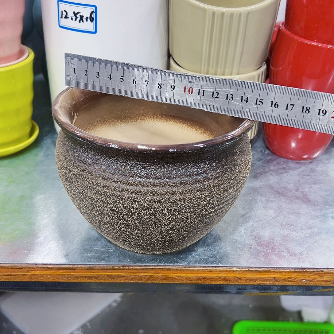 有孔，外贸尾单陶瓷花盆凑单10米包邮