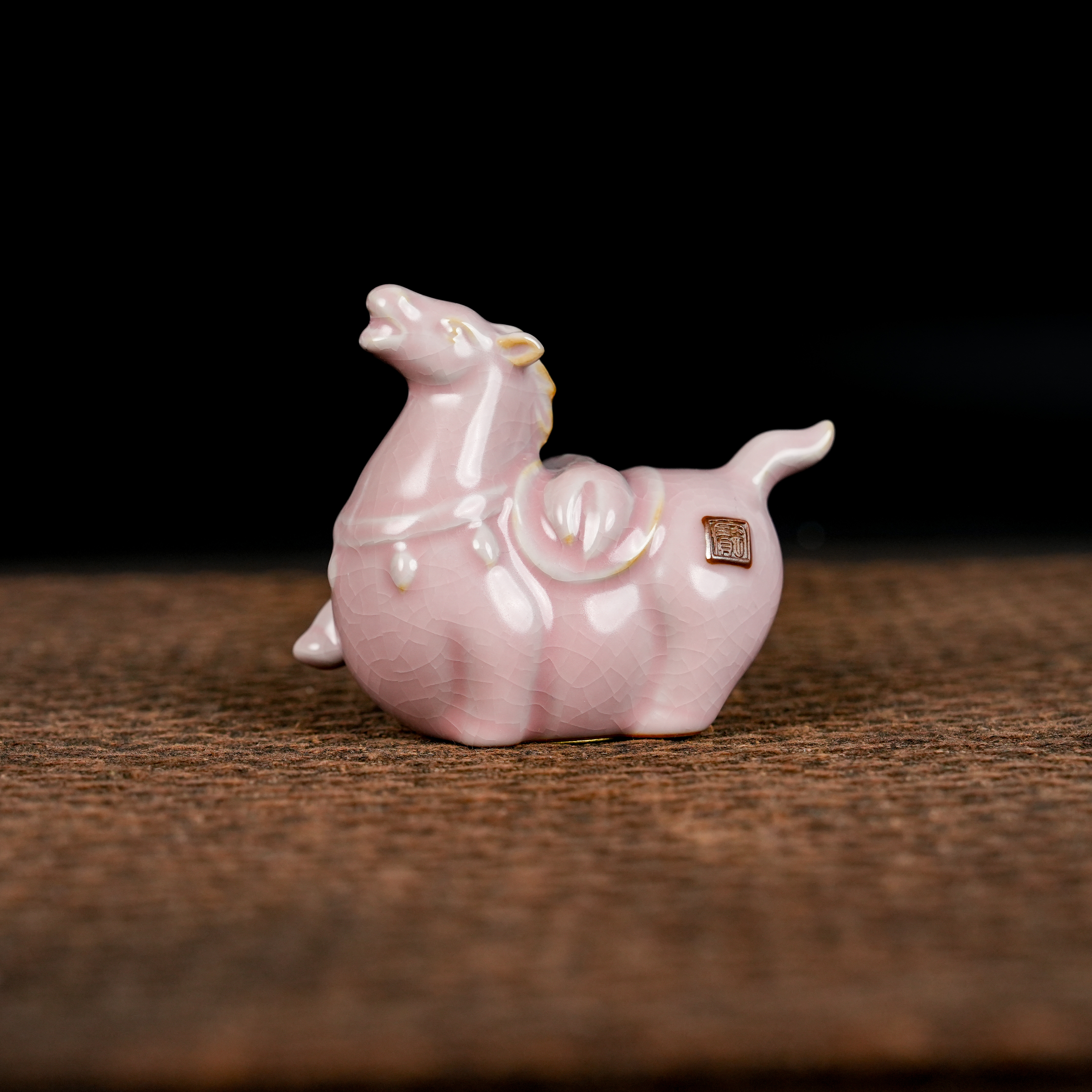 【翰垚】汝窑粉色马上有权茶宠