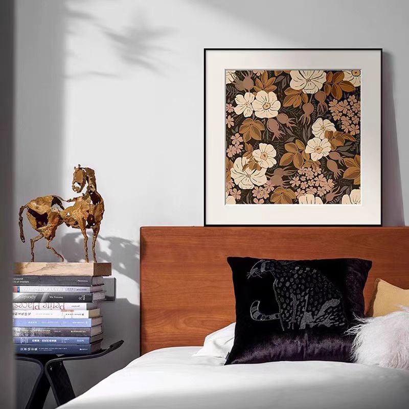 【花开富贵】现代砂岩装饰画民宿酒店走廊客厅餐厅入户玄关高级挂画