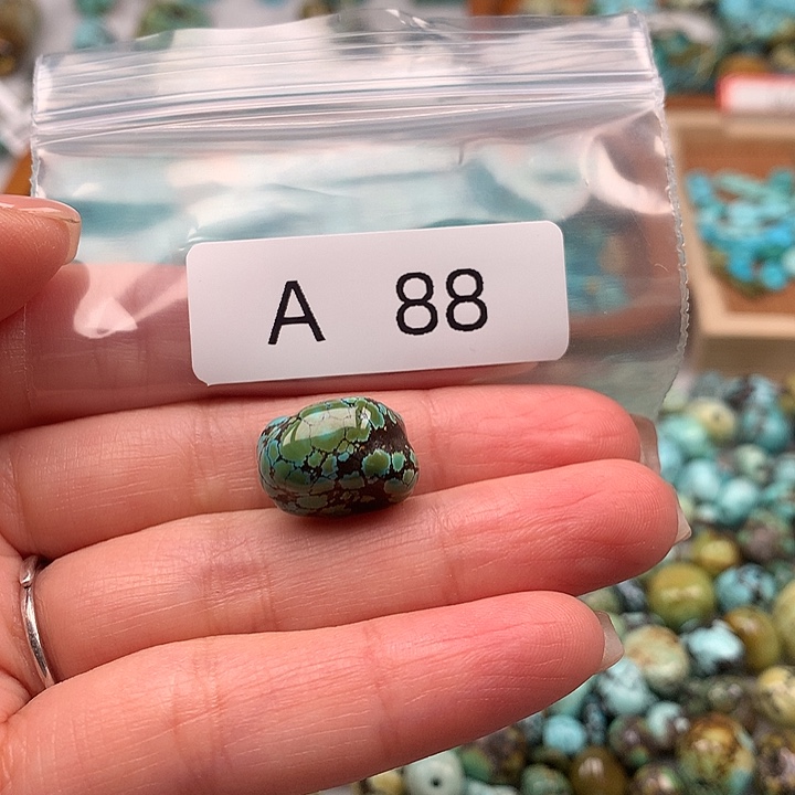 绿松石未镶嵌扣子扣子