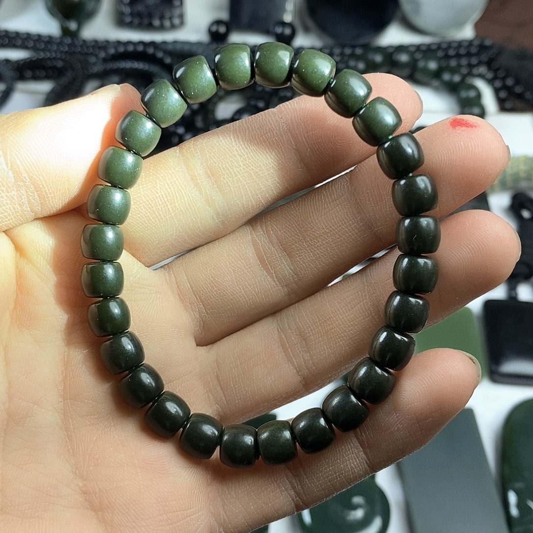 和田玉手链未镶嵌