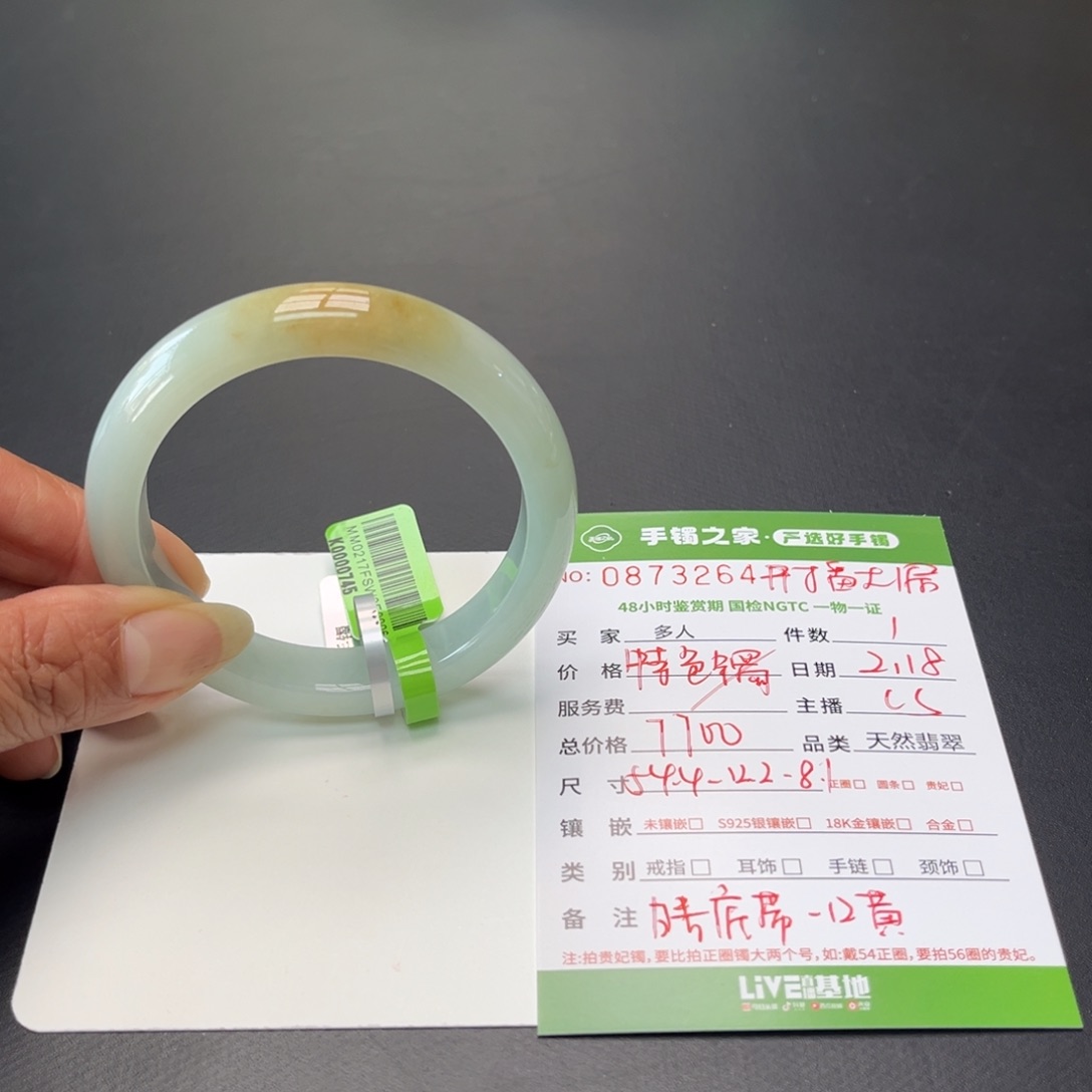 翡翠手镯未镶嵌多人