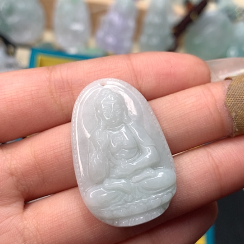 【闪购商品】翡翠颈饰未镶嵌?****?阿弥陀佛吊坠