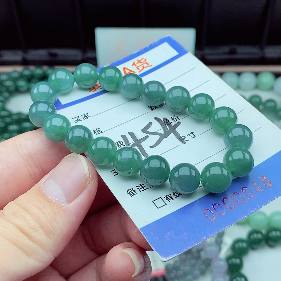 翡翠未镶嵌颈饰翡翠手链项链好