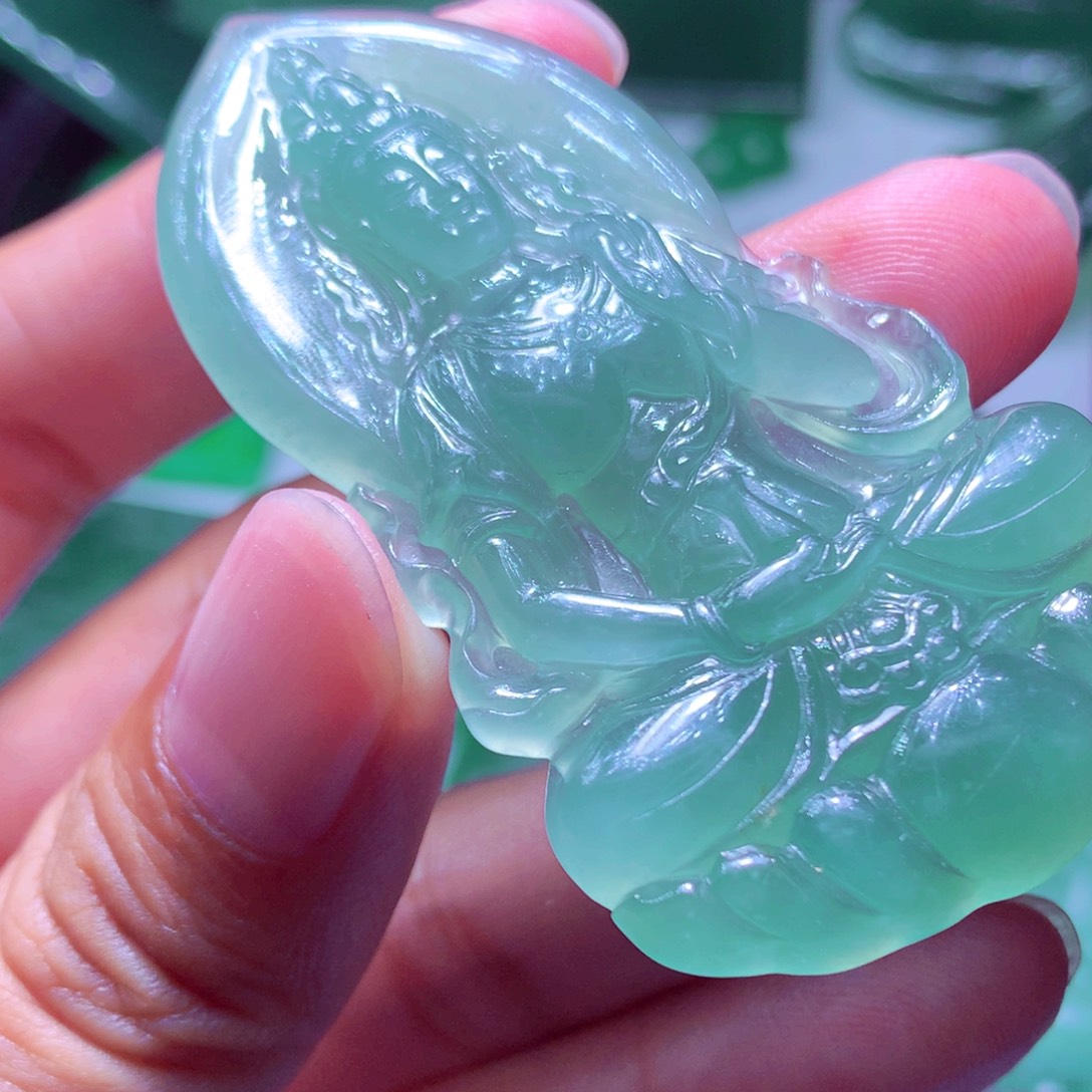 毛****定制翡翠未镶嵌天然