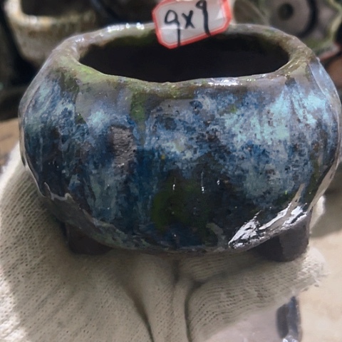 红陶粗陶花盆手工