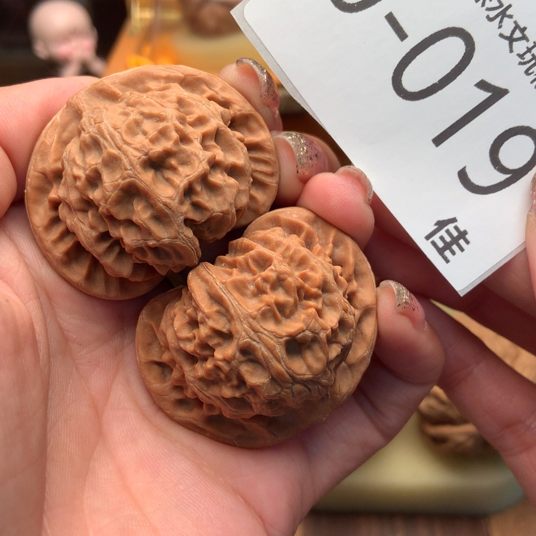 文玩核桃把件43宫灯 