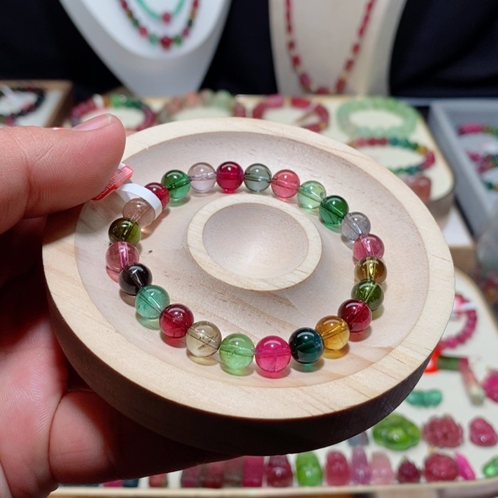 碧玺手链未镶嵌碧玺手链