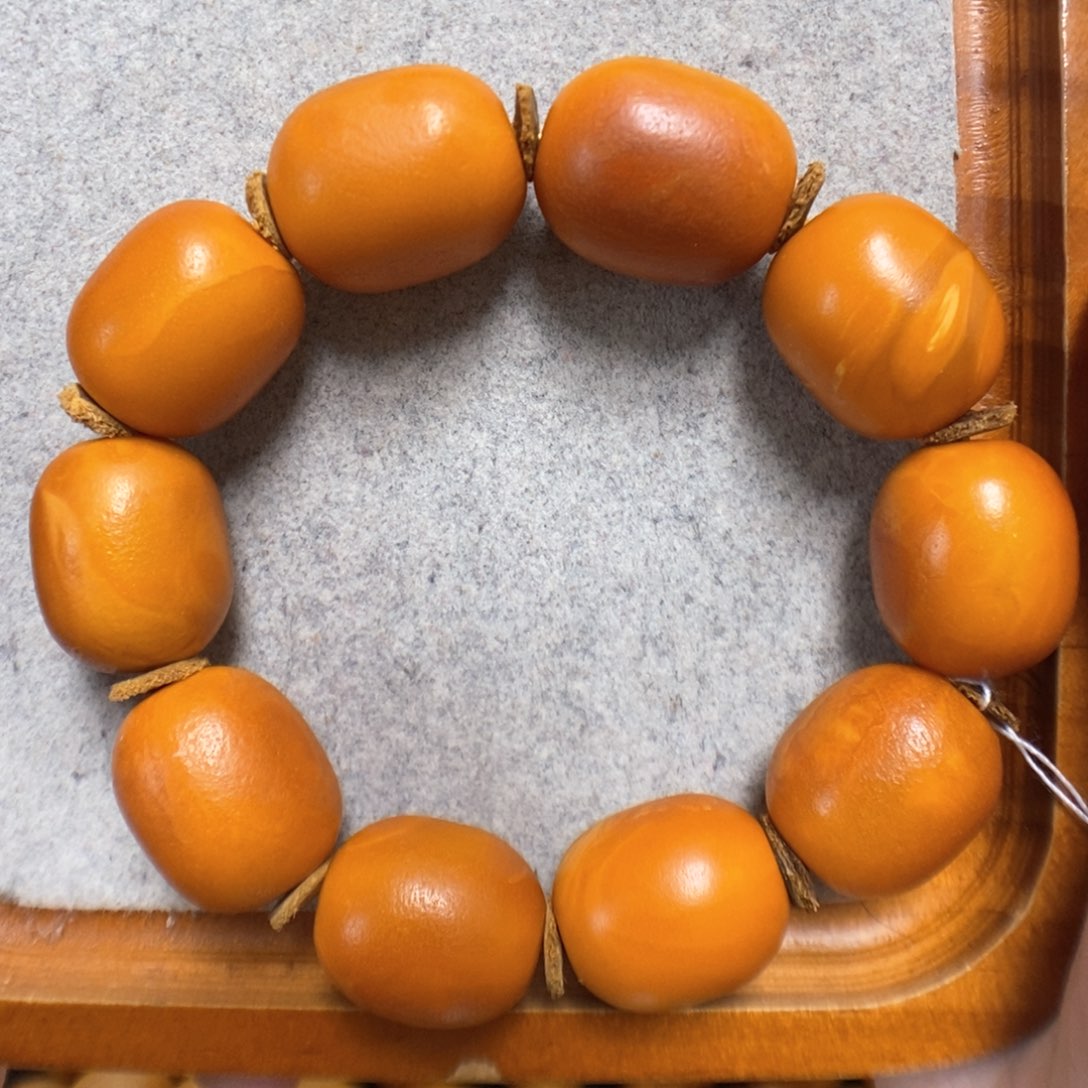 蜜蜡手串未镶嵌蜜蜡手串