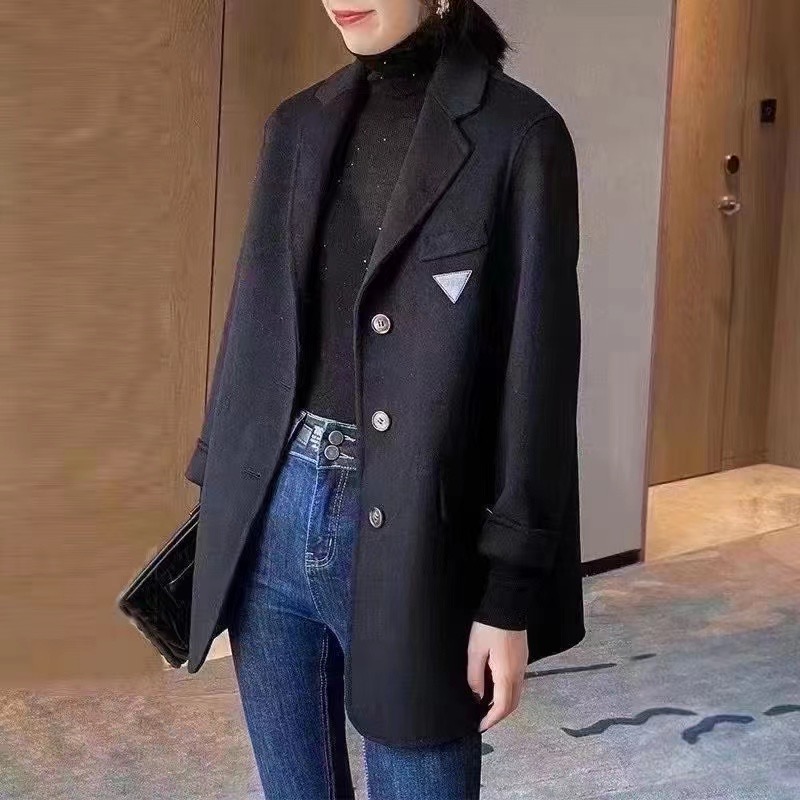 玛丝恩迪毛呢西服外套43915