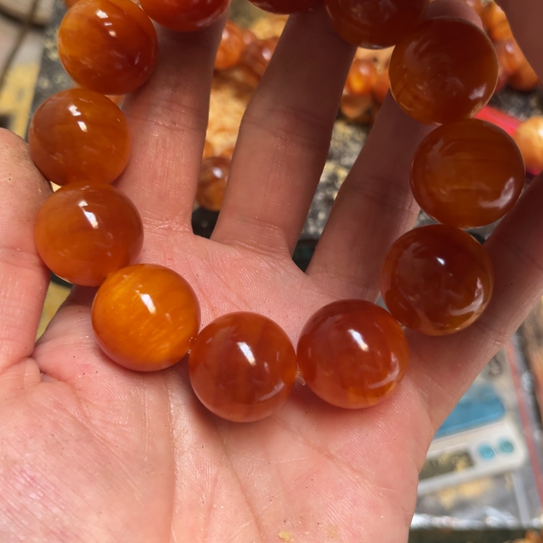 松木（琥珀木）手串/手链月****霜2.0高抛固化