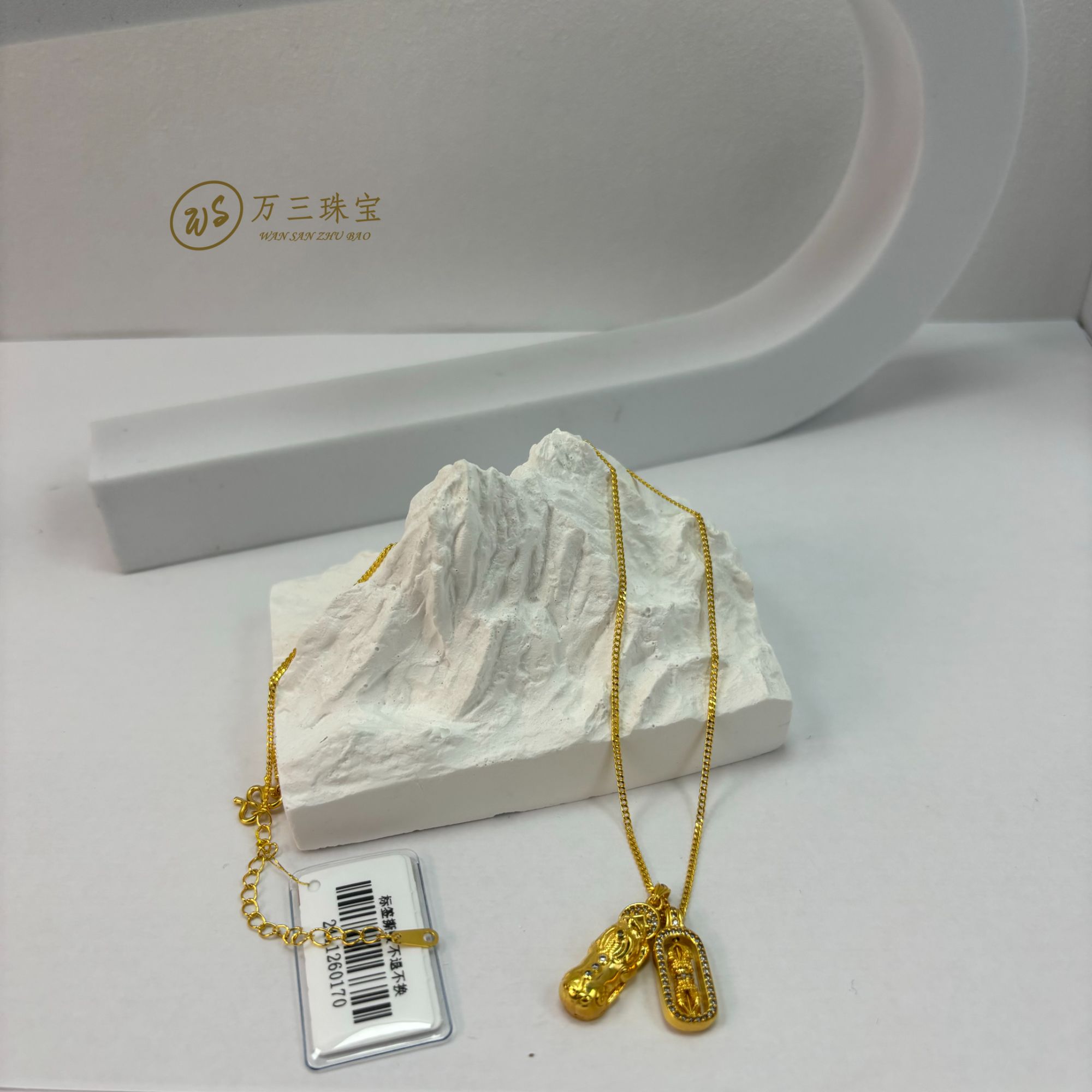 坠链均足银 貔貅金刚杵套链 精美热销款 送礼物首选