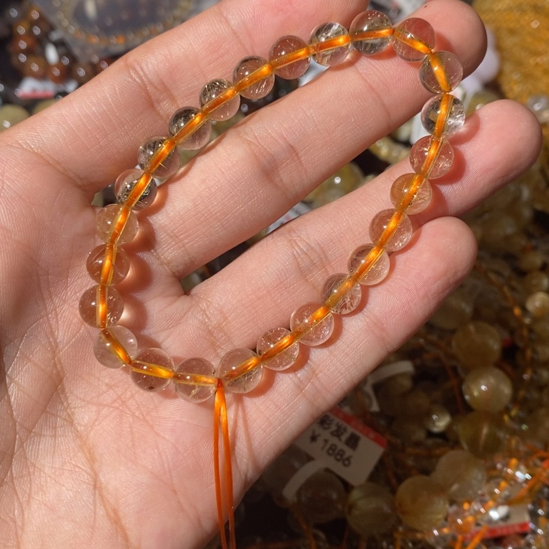 水晶手链未镶嵌振****耳我