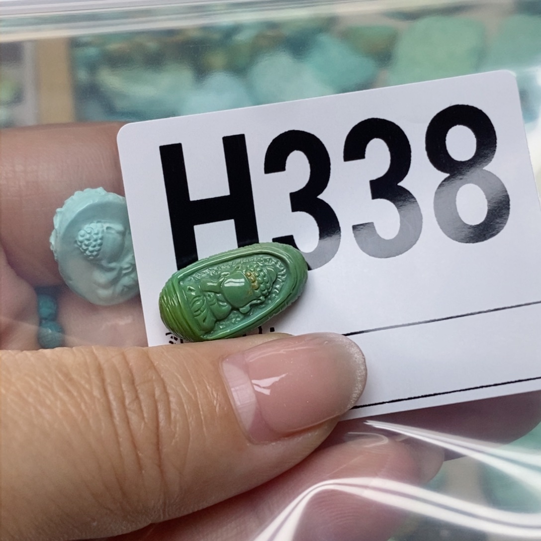 绿松石配饰未镶嵌晔**医