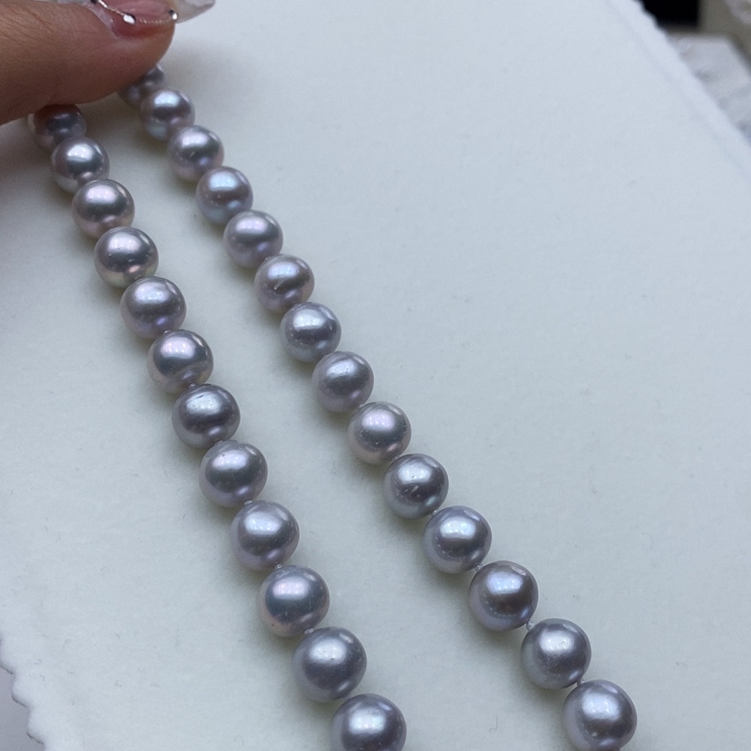 淡水珍珠颈饰银S925镶嵌➕9.10