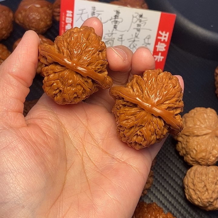 一***ꪝ吊坠文玩核桃44四座楼