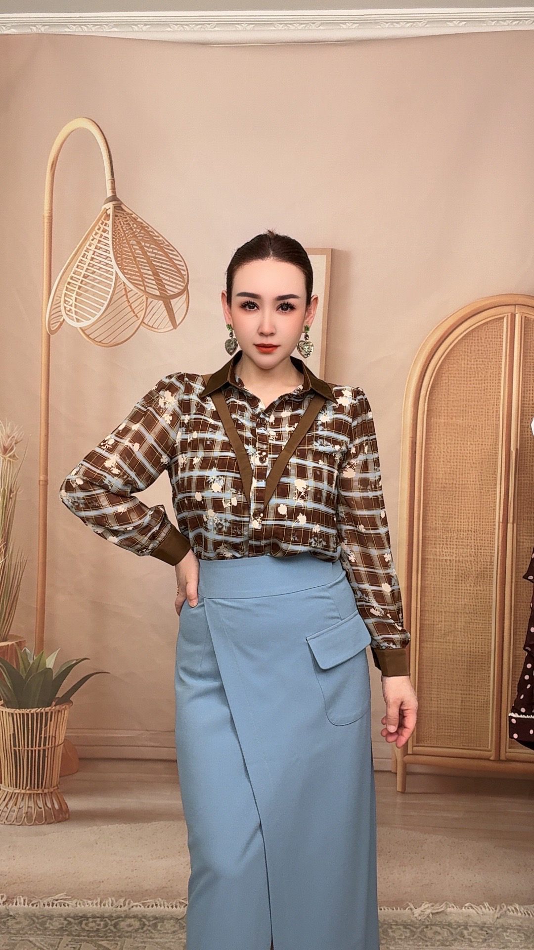 新款衬衫 修身衬衣时尚休闲气质