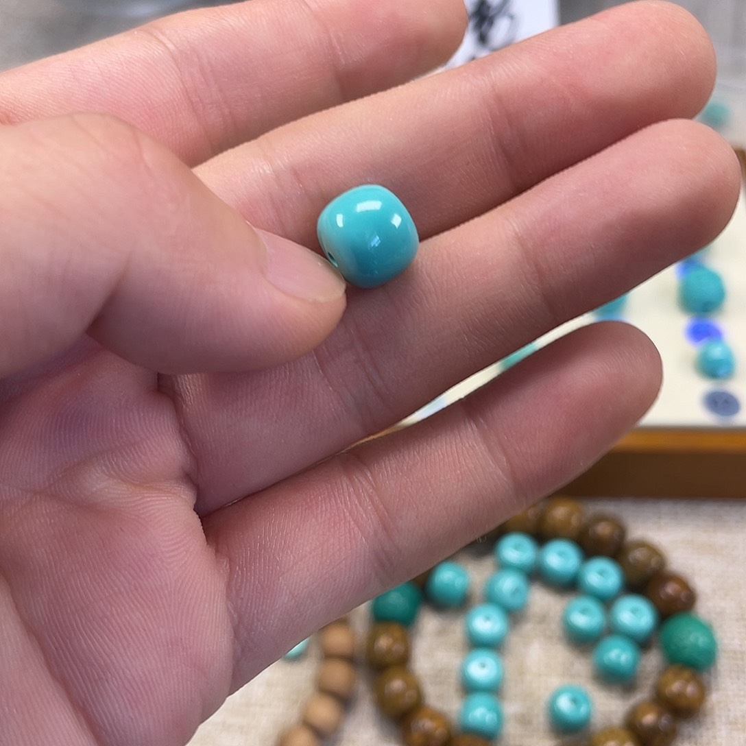 原生态湖北松配饰，直径10