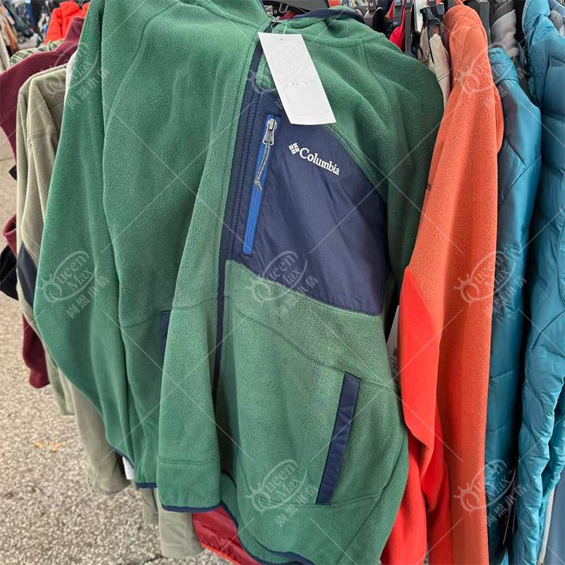 COLUMBIA/哥伦比亚 男款全拉链立领抓绒衣2135701-375