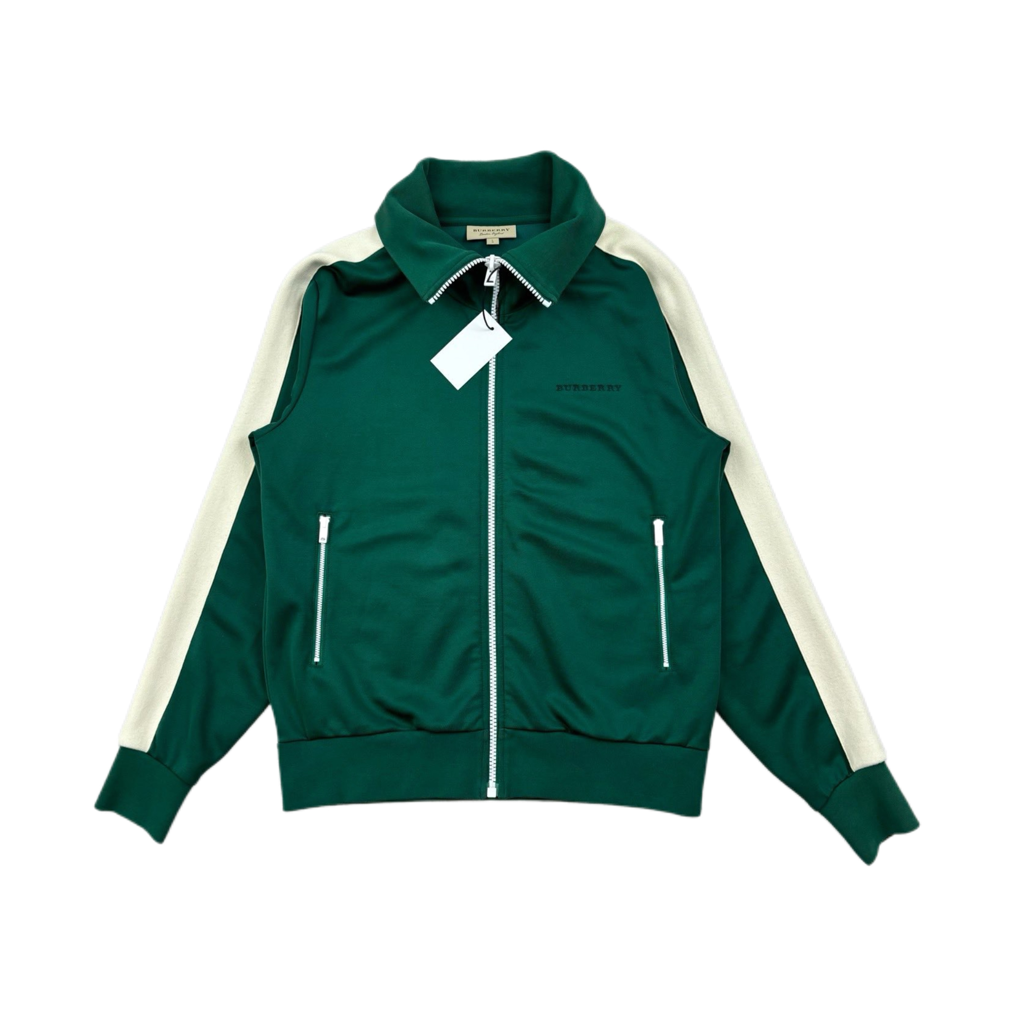 99新 BURBERRY/博柏利 Logo印花条纹边饰夹克外套/尺码L/编号8318