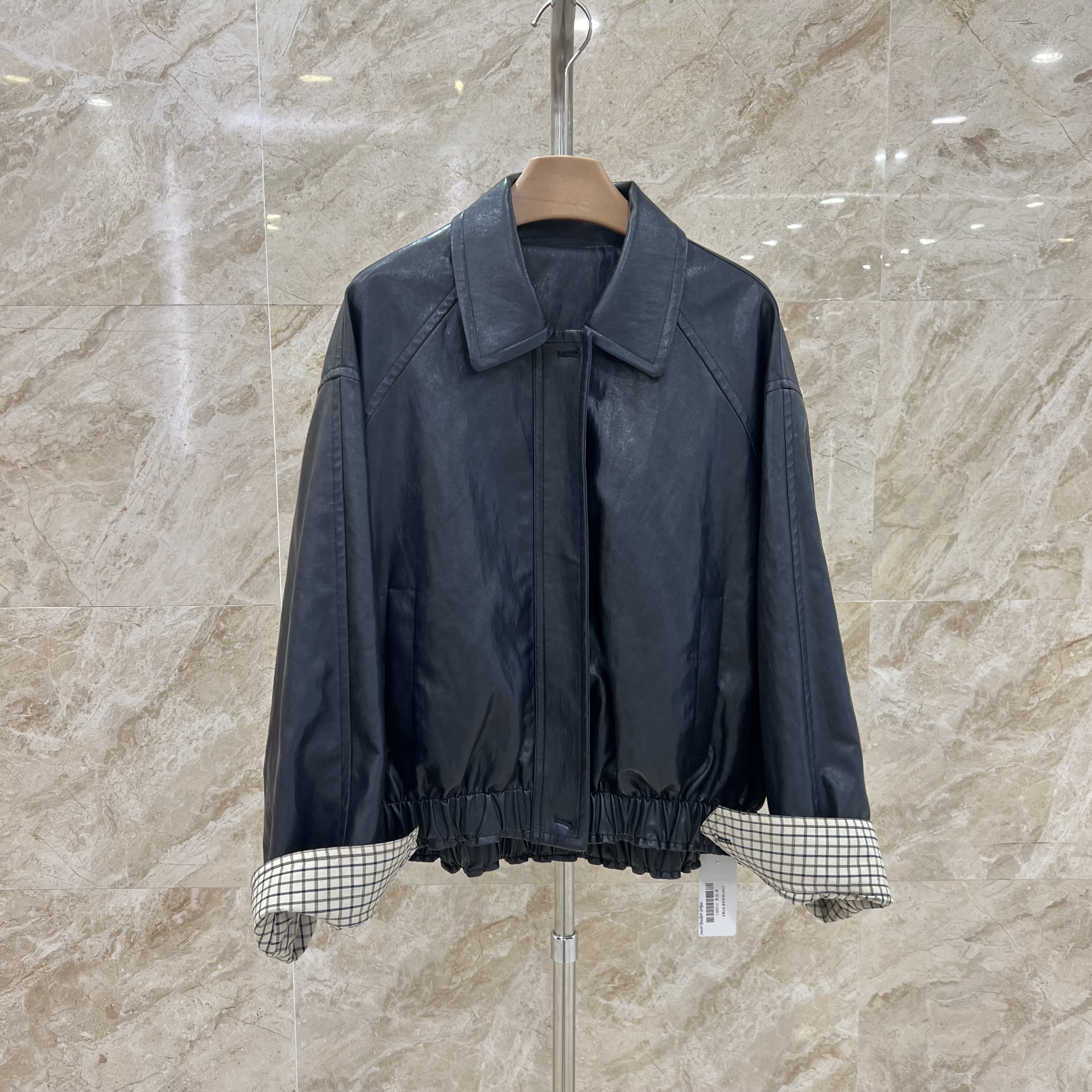 【简白】重工皮衣外套LX6013