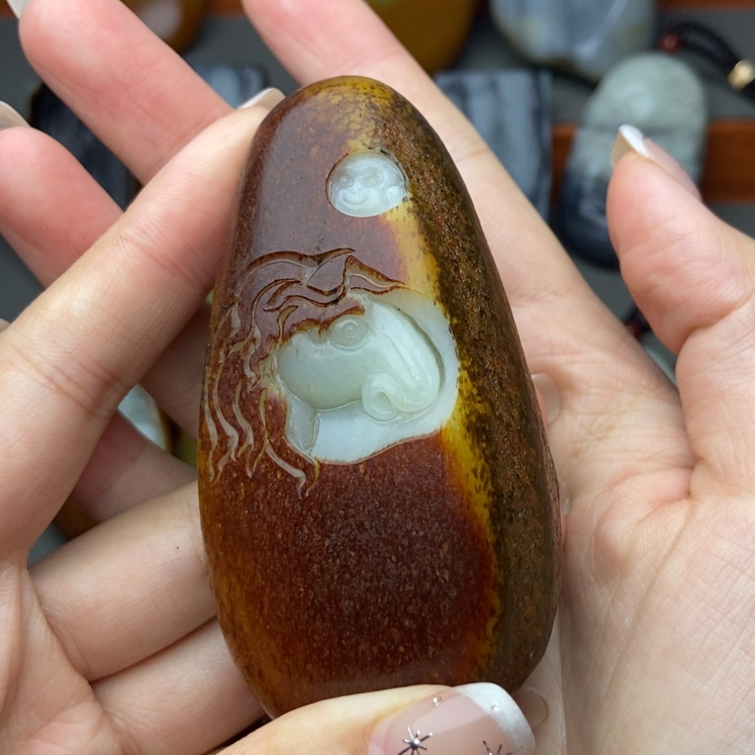 和田玉颈饰未镶嵌凯**归