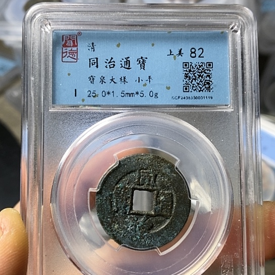 铜闻博文化同治通宝