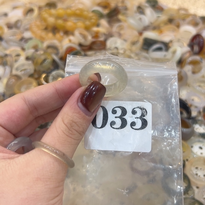 玛瑙/玉髓合金戒指33港18