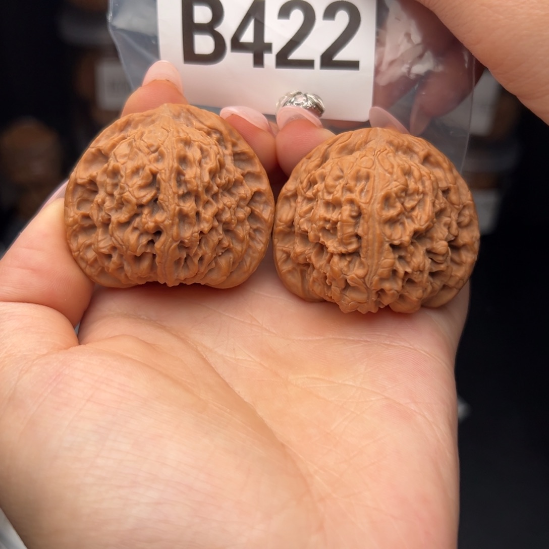 文玩核桃吊坠南蒋石45全品
