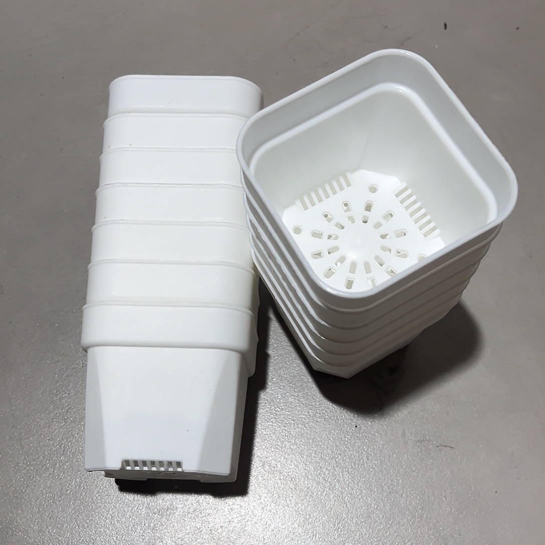 中厚口8高7白盆20个无托